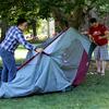 Setting Up a Tent